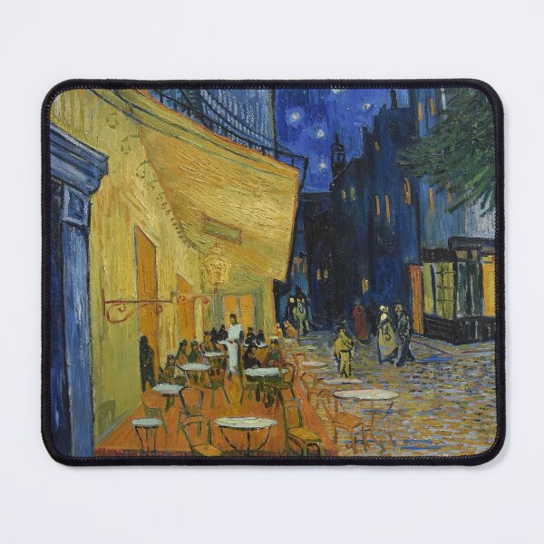 Item preview, Café Terrace at Night Van Gogh Print – Cozy Street Scene Wall Art, Romantic Night Painting, Vintage European Cafe Aesthetic designed and sold by AnnaLOLYoung.