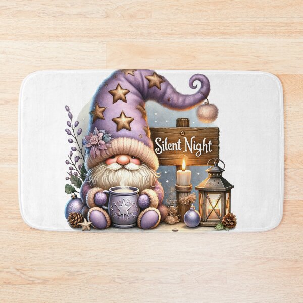Item preview, Silent Night Christmas Gnome  designed and sold by chicdeboutique.