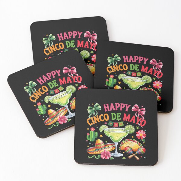 Item preview, Happy Cinco de Mayo Watercolor Fiesta Margarita Taco Bows designed and sold by Ali-printshop.