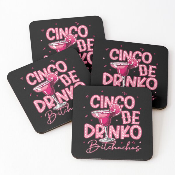 Item preview, Cinco de Drinko Bitchachos Pink Margarita Girls Fiesta Party designed and sold by Ali-printshop.