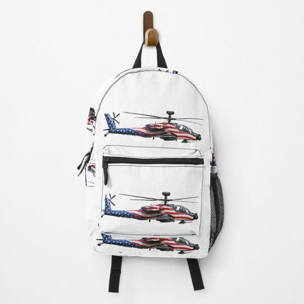 Item preview, USA Flag Painted Combat Helicopter Ah64 Design designed and sold by Combat Skies.