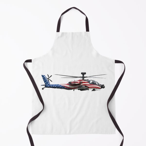 Item preview, USA Flag Painted Combat Helicopter Ah64 Design designed and sold by Combat Skies.