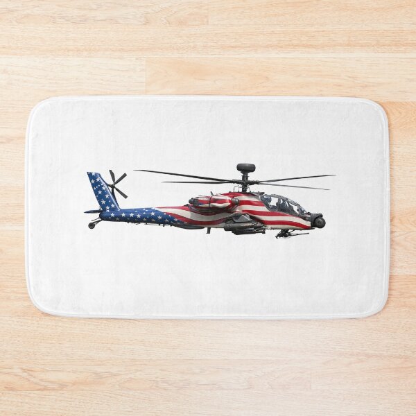 Item preview, USA Flag Painted Combat Helicopter Ah64 Design designed and sold by Combat Skies.