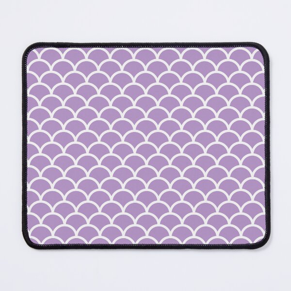 Item preview, Purple And White Mermaid Scales Pattern designed and sold by pattern-archive.