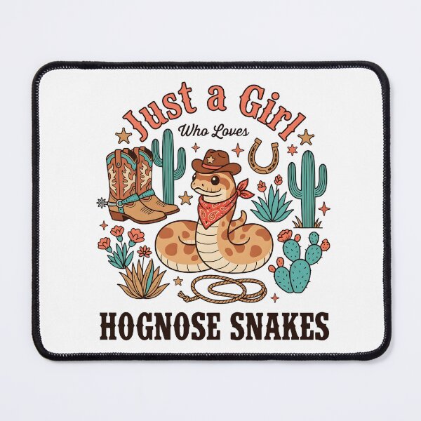 Item preview, Just A Girl Who Loves Hognose Snakes Western designed and sold by MKCREAS.