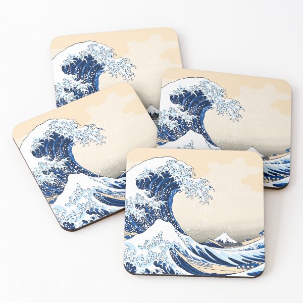 Item preview, The Great Wave off Kanagawa Print – Japanese Ukiyo-e Ocean Art, Hokusai Wave Poster, Minimal Blue Aesthetic Wall Decor designed and sold by AnnaLOLYoung.