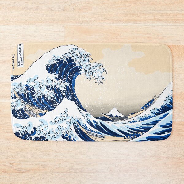 Item preview, The Great Wave off Kanagawa Print – Japanese Ukiyo-e Ocean Art, Hokusai Wave Poster, Minimal Blue Aesthetic Wall Decor designed and sold by AnnaLOLYoung.