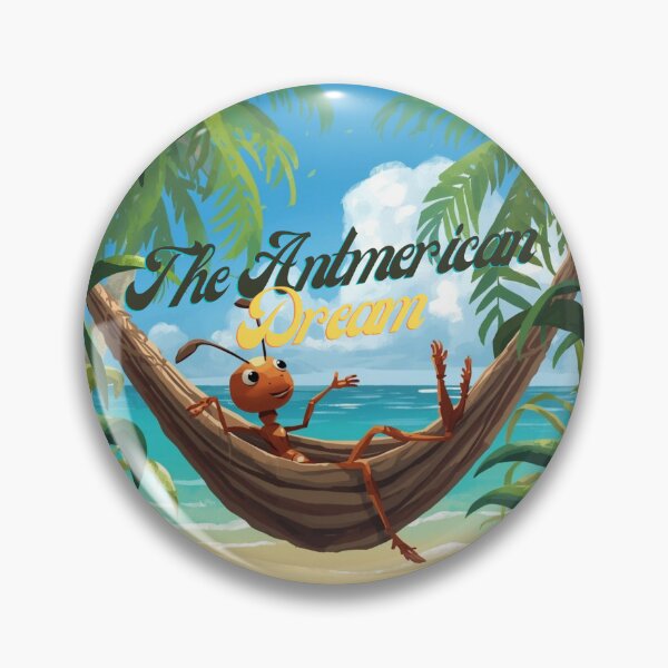 Item preview, The American Dream An Ant on a hammock. designed and sold by Ant Category.
