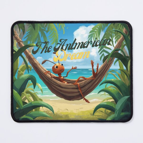 Item preview, The American Dream An Ant on a hammock. designed and sold by Ant Category.