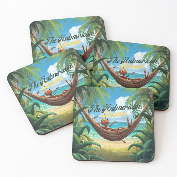 Item preview, The American Dream An Ant on a hammock. designed and sold by Ant Category.