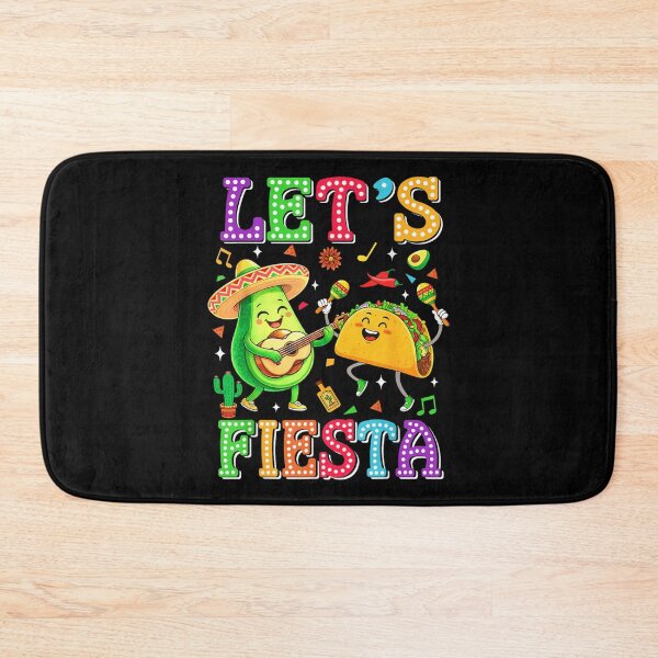 Item preview, Cute Avocado and Taco Let's Fiesta Kawaii Cinco de Mayo designed and sold by Ali-printshop.