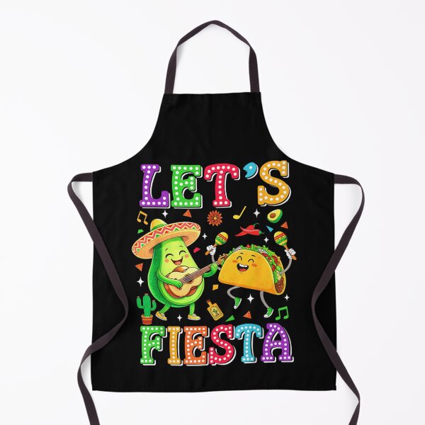 Item preview, Cute Avocado and Taco Let's Fiesta Kawaii Cinco de Mayo designed and sold by Ali-printshop.