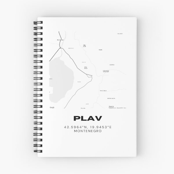 Item preview, Plav Montenegro Minimalist Map Poster | Nature-Inspired Lake Town Map designed and sold by RM-Journey.