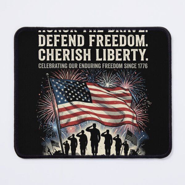 Item preview, Freedom Isn’t Free Patriotic Design, Vintage American Flag, 4th of July Shirt, Military Tribute, Veteran USA Pride designed and sold by Trendymindvibes.