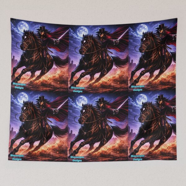 Item preview, Zorro Velvet Danger designed and sold by SHOCAMPOS DESIGNS .