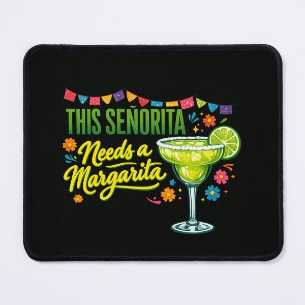 Item preview, This Senorita Needs a Margarita Vintage Cinco de Mayo designed and sold by Ali-printshop.