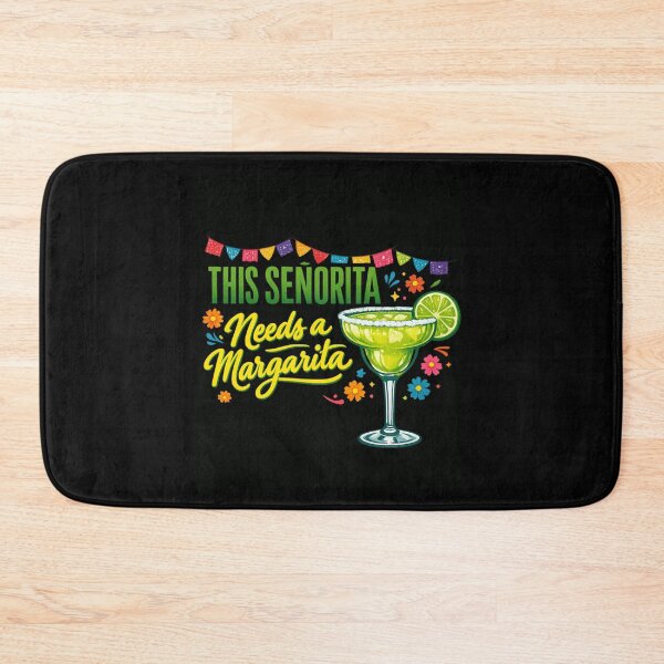 Item preview, This Senorita Needs a Margarita Vintage Cinco de Mayo designed and sold by Ali-printshop.