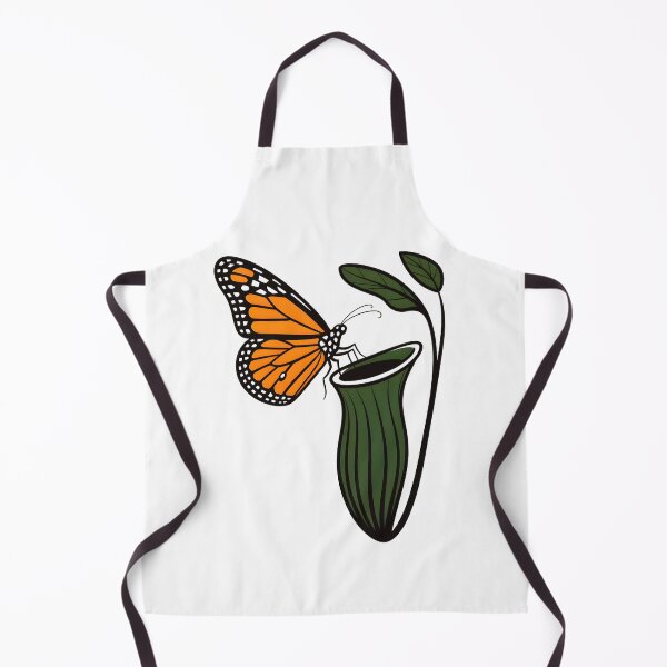 Item preview, Pitcher Plant and Butterfly – Carnivorous Plant Nature Illustration designed and sold by ArcticFoxStudio.