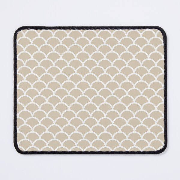 Item preview, Sand And White Mermaid Scales Pattern designed and sold by pattern-archive.