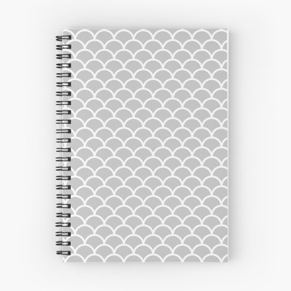 Item preview, Silver And White Mermaid Scales Pattern designed and sold by pattern-archive.