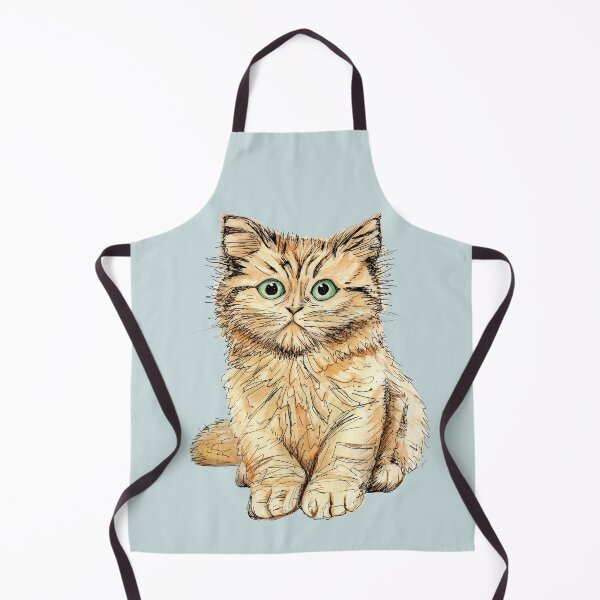 Item preview, Fluffy ginger kitten designed and sold by helengarvey.