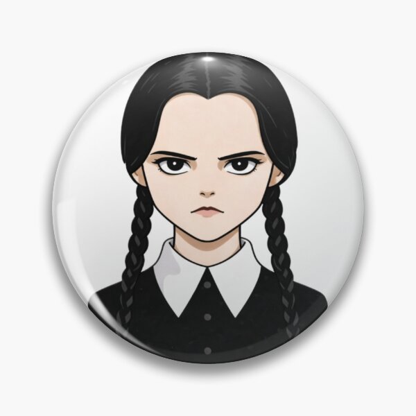 Item preview, Serious girl with a dark aesthetic – Different Era, Same Attitude designed and sold by LaAlcahueta.