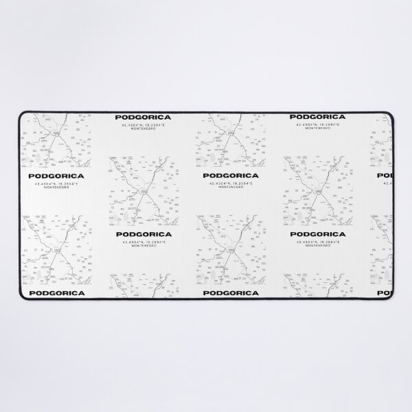 Item preview, Podgorica Montenegro Minimalist Map Poster | Capital City Street Map Art designed and sold by RM-Journey.