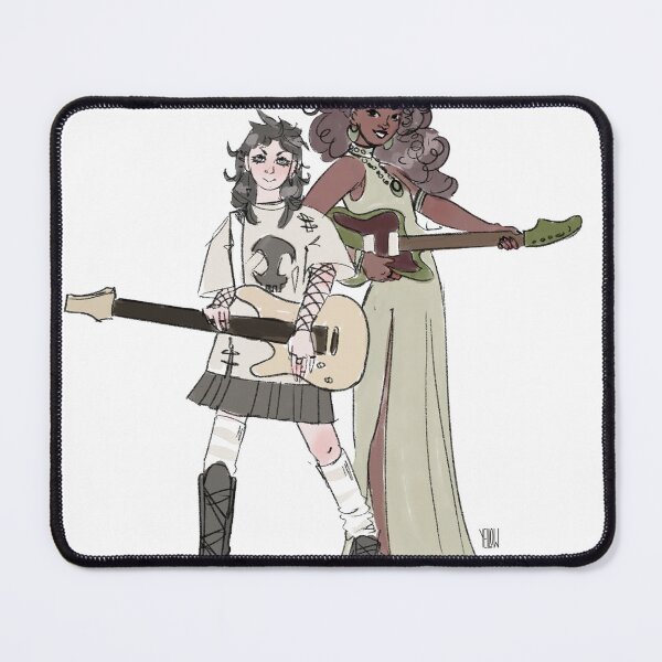 Item preview, Guitar Girls designed and sold by DotsOfYellow.