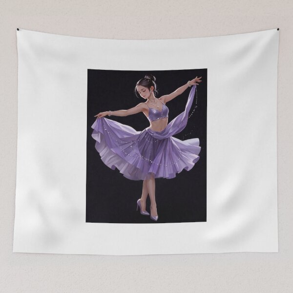 Item preview, The dancer of the flowers - anime lovers - dancing lovers designed and sold by Substance_life.