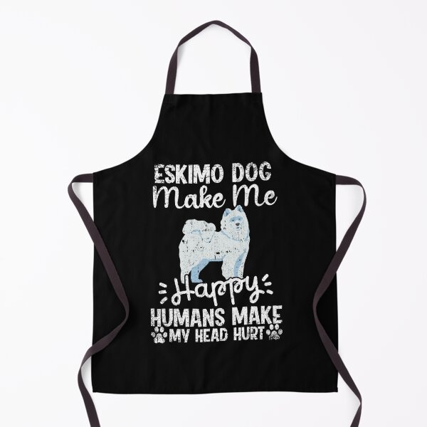Item preview, Eskimo Dog Make Me Happy Humans Make My Head Hurt Funny Humorous Dog Lovers designed and sold by CosmoKitsch.