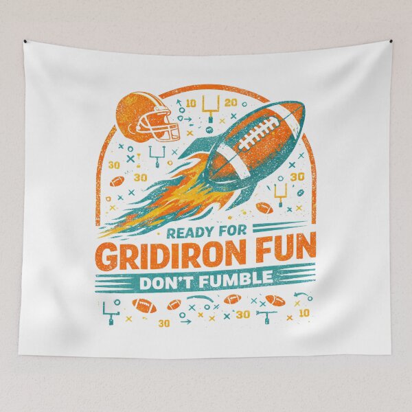Item preview, Ready for Gridiron Fun Retro Sports designed and sold by SplashTastic.