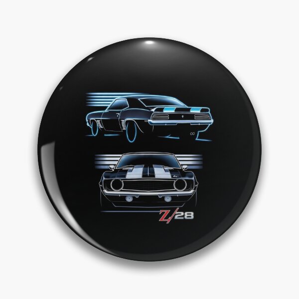 Item preview, 1969 Camaro Z28 Dual View Classic Chevy Muscle Tee designed and sold by TheArtOfCar.