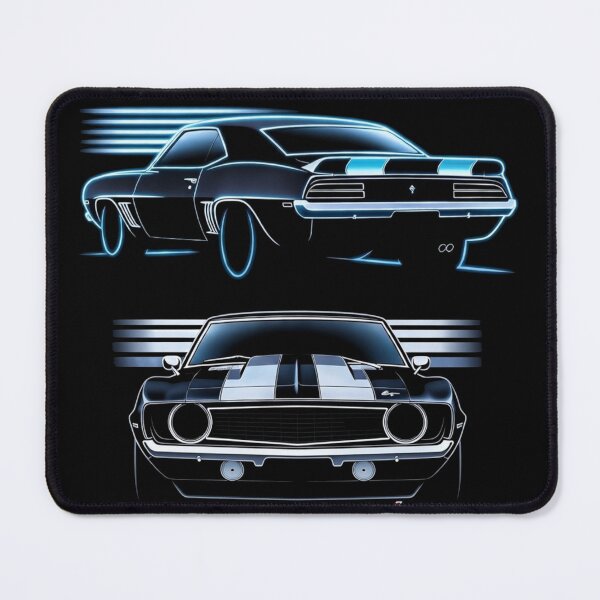 Item preview, 1969 Camaro Z28 Dual View Classic Chevy Muscle Tee designed and sold by TheArtOfCar.