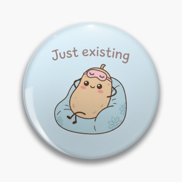 Item preview, Funny Cute Animal Meme – “ Just existing ”  designed and sold by Ace01st.