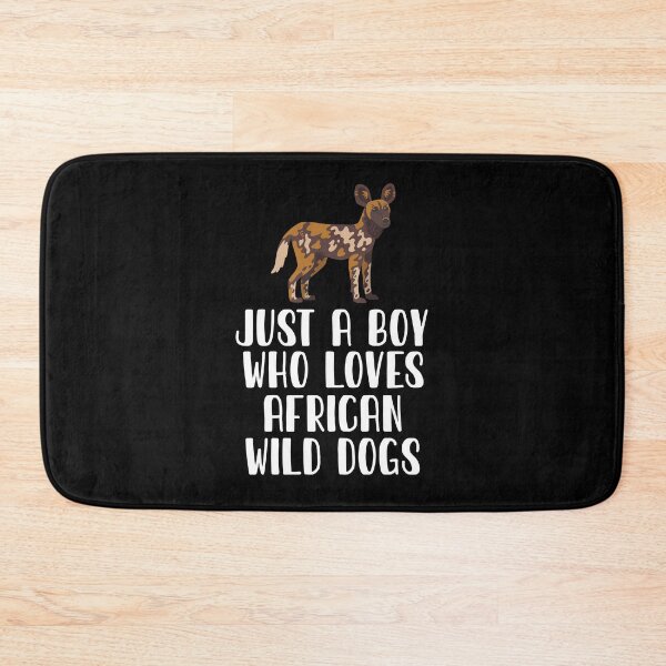 Item preview, Just A Boy Who Loves African Wild Dogs designed and sold by CosmoKitsch.