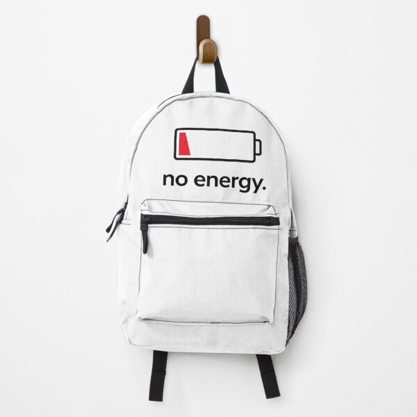Item preview, No Energy – Low Battery Minimalist Design designed and sold by Odd Little Things.