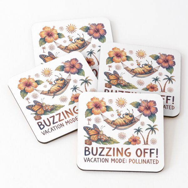 Item preview, Buzzing Off! designed and sold by DucksAbducted.