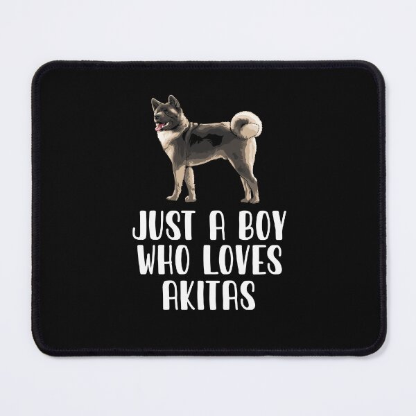 Item preview, Just A Boy Who Loves Akitas designed and sold by CosmoKitsch.