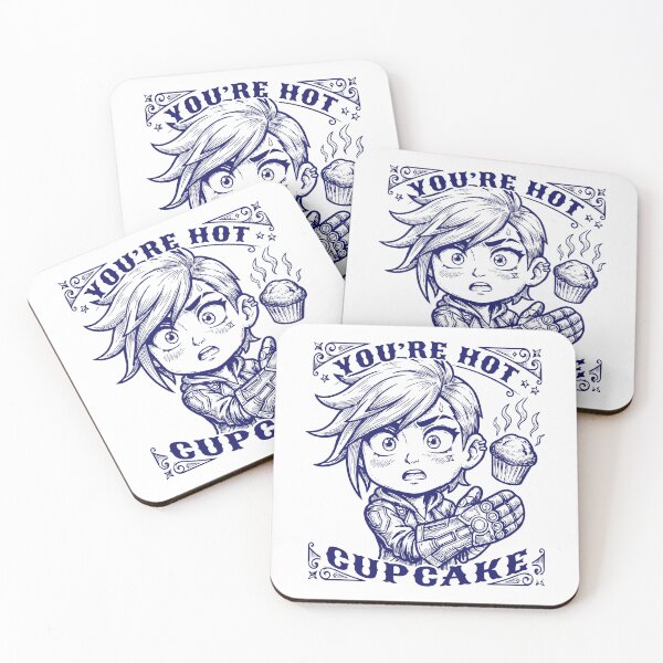 Item preview, Vi chibi vintage art design - you're hot cupcake -arcane designed and sold by Brudy-R.