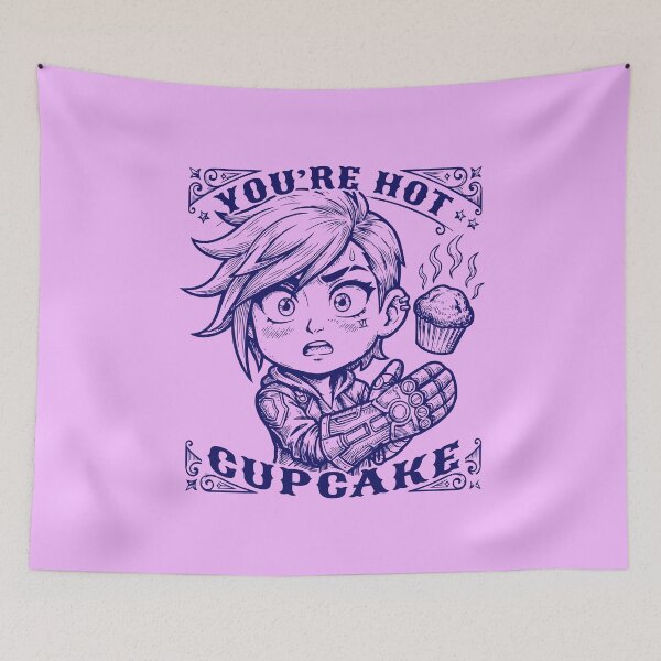 Item preview, Vi chibi vintage art design - you're hot cupcake -arcane designed and sold by Brudy-R.