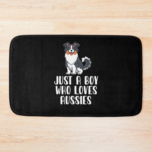 Item preview, Just A Boy Who Loves Aussies  designed and sold by CosmoKitsch.