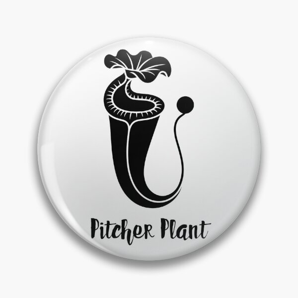 Item preview, Minimalist Pitcher Plant Silhouette – Carnivorous Botanical Line Art designed and sold by ArcticFoxStudio.