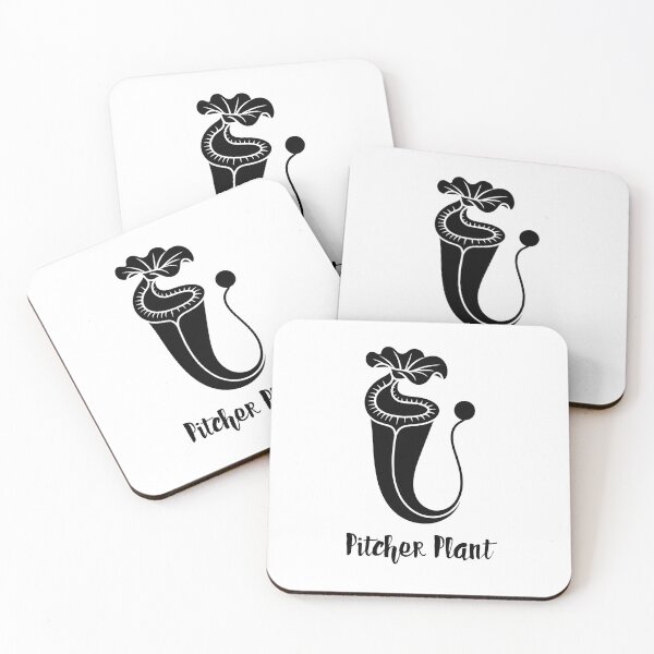 Item preview, Minimalist Pitcher Plant Silhouette – Carnivorous Botanical Line Art designed and sold by ArcticFoxStudio.