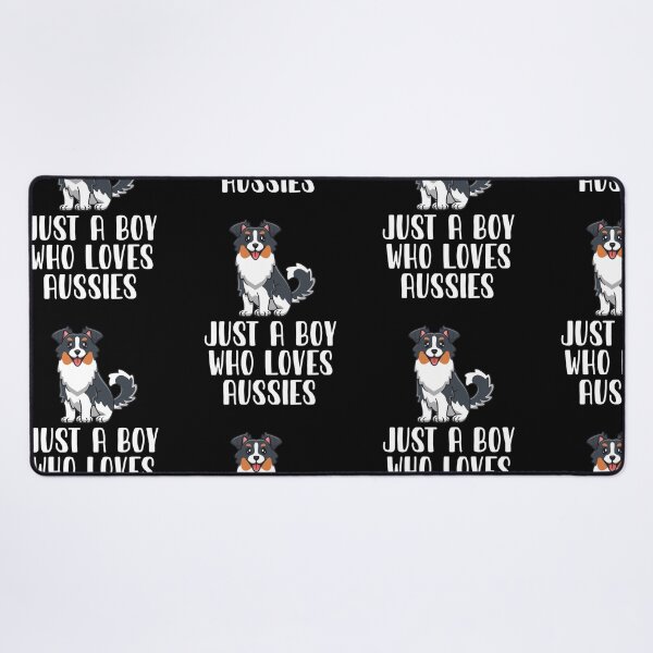 Item preview, Just A Boy Who Loves Aussies designed and sold by CosmoKitsch.