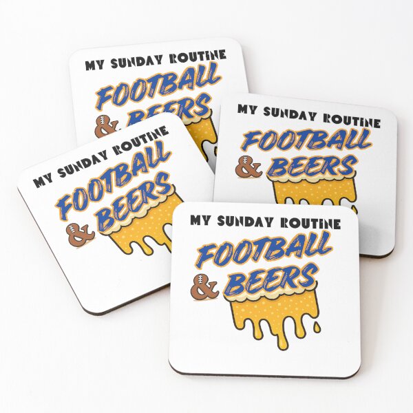 Item preview, Rams Sunday Routine Football & Beers designed and sold by ThatFootball12.
