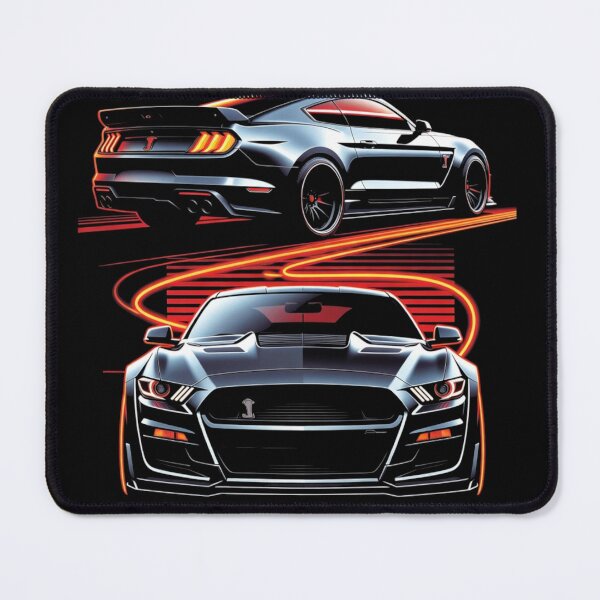 Item preview, Ford Mustang Shelby GT500 Modern Dual View Graphic Tee designed and sold by TheArtOfCar.