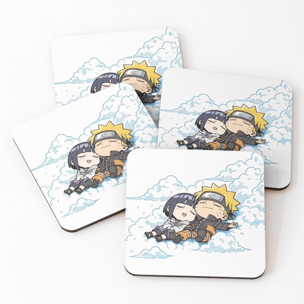 Item preview, Naruto Uzumaki x Hinata Hyuga Cute Chibi Anime Love Cloud Design designed and sold by Dyan4.