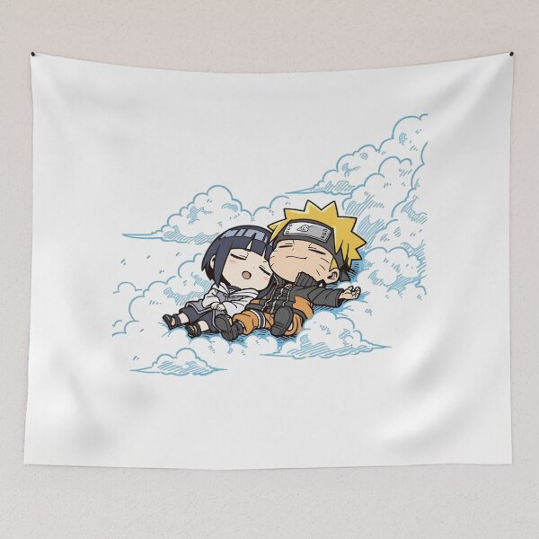 Item preview, Naruto Uzumaki x Hinata Hyuga Cute Chibi Anime Love Cloud Design designed and sold by Dyan4.