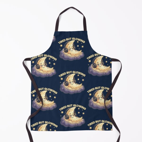 Item preview, Tired But Glowing Cute Moon Aesthetic Night Vibes designed and sold by MoonVibe-studio.
