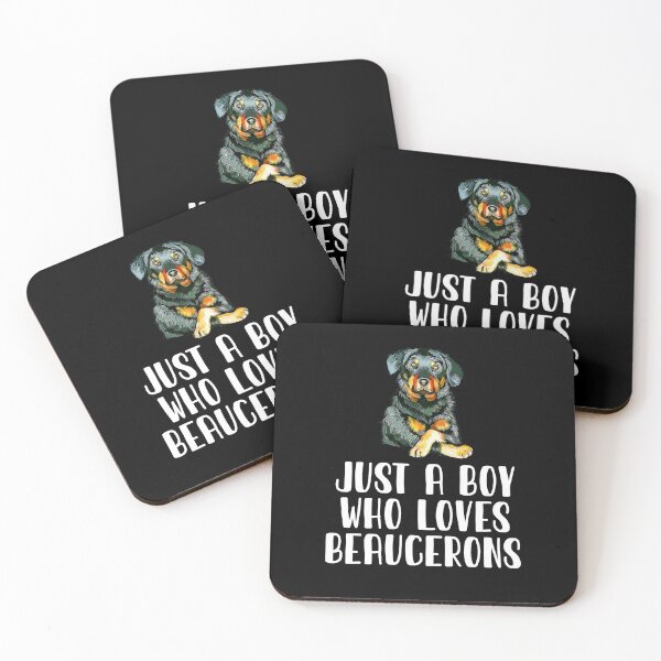 Item preview, Just A Boy Who Loves Beaucerons  designed and sold by CosmoKitsch.